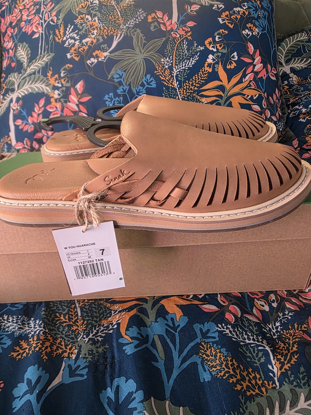 Sanuk Women's Tan Slip-On Clog Mules *NWT*